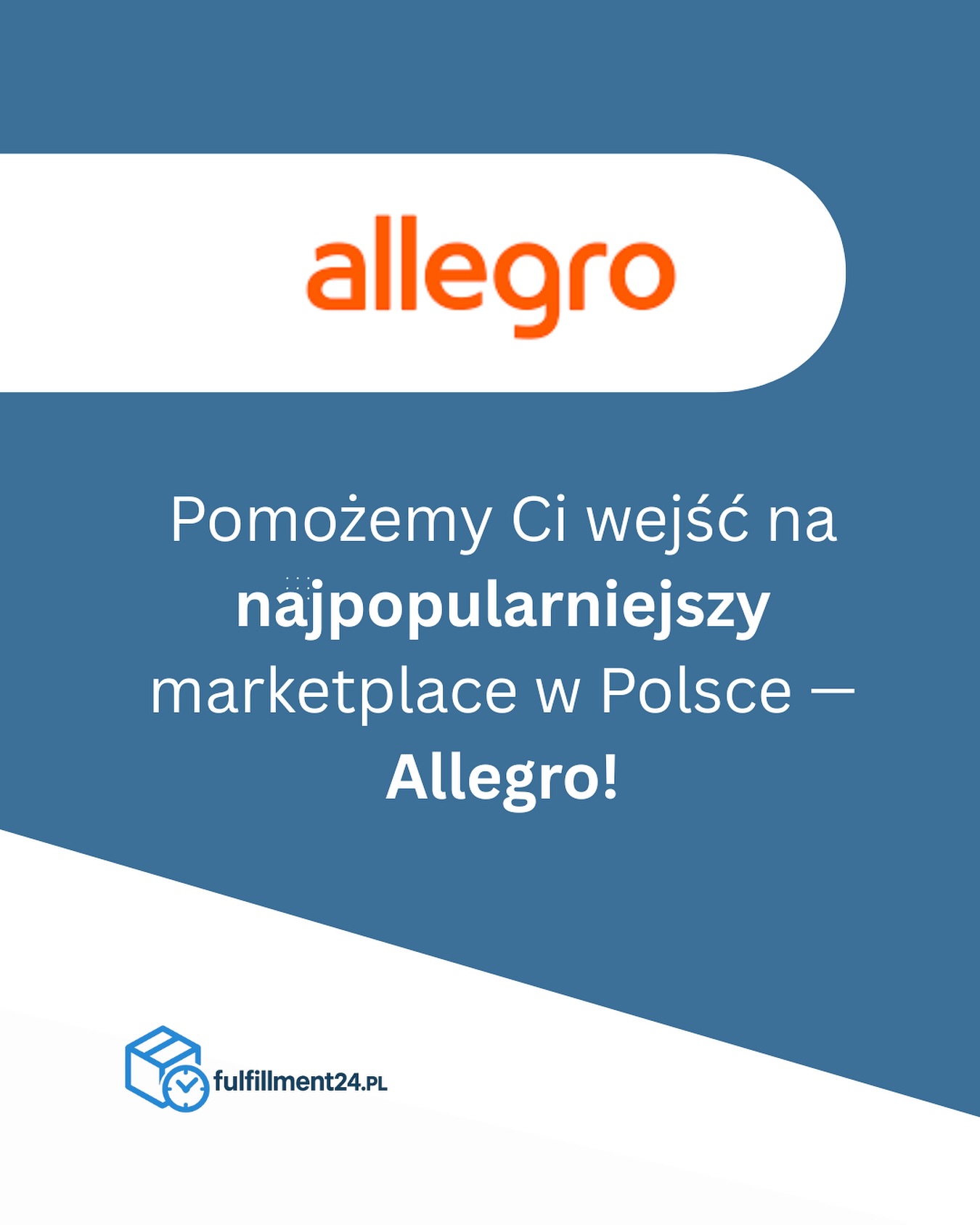 Wejdź na Allegro z naszą pomocą 🚀
Jako firma fulfillmentowa:
✅ pomożemy Ci wejść na Allegro krok po kroku
✅ wystawimy Twoje produkty w odpowiednich kategoriach
✅ przygotujemy opisy i zdjęcia
✅ zajmiemy się magazynowaniem, pakowaniem i wysyłką
Ty dostarczasz produkty – my zajmujemy się resztą.
Wejdź z nami na Allegro i zacznij sprzedawać szybciej! 💸
📲 Skontaktuj się z nami – pomożemy Ci ruszyć ze sprzedażą online.
#fulfillment #allegro #ecommerce #sprzedażonline #biznesonline #marketplace #logistyka #allegropl #sklepinternetowy #dropshipping #obsługasprzedaży #magazynowanie
